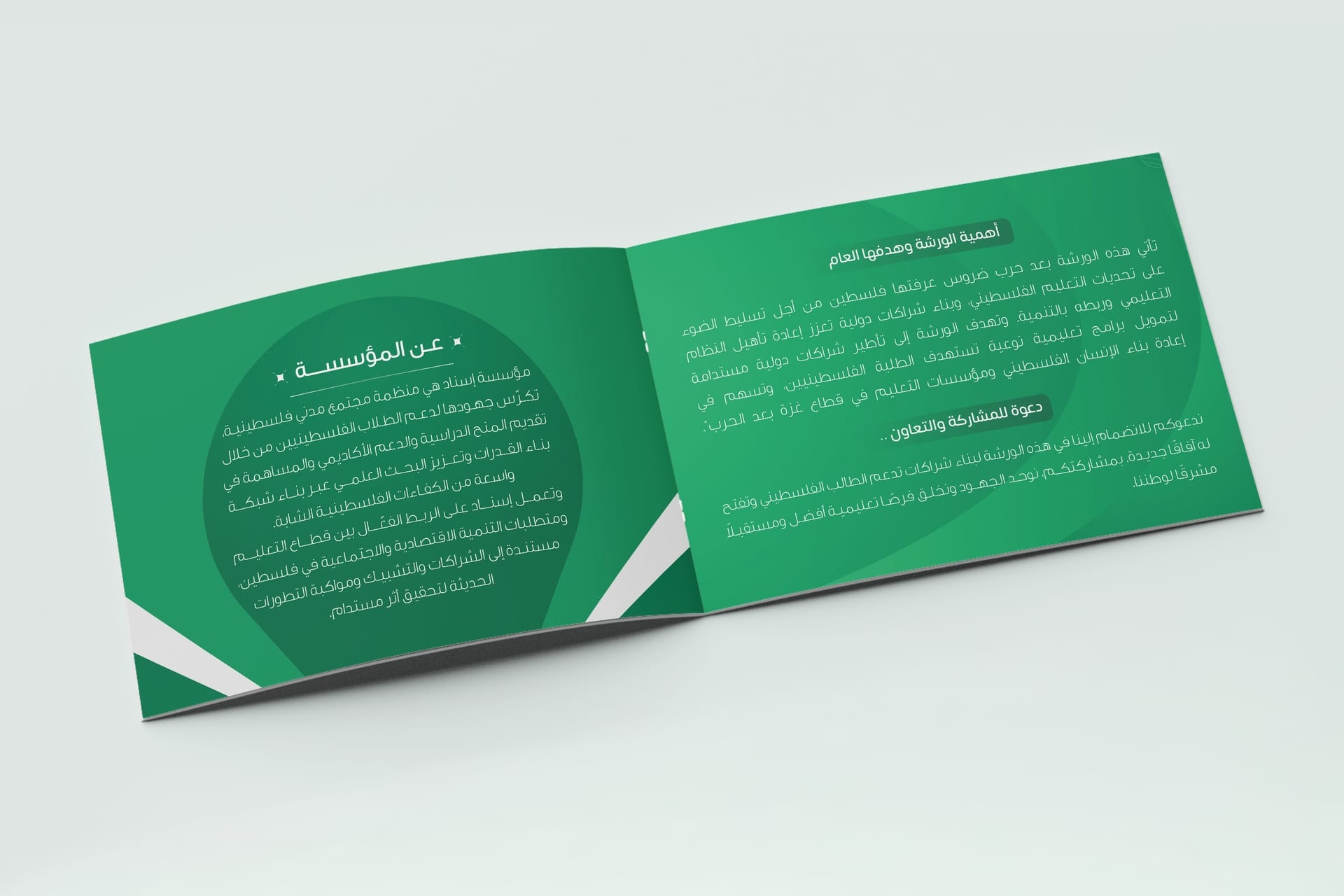 تصاميم ومطبوعات فاخرة لصالح مؤسسة إسناد لدعم الطالب الفلسطيني (Esnad Foundation) - لوحة 7